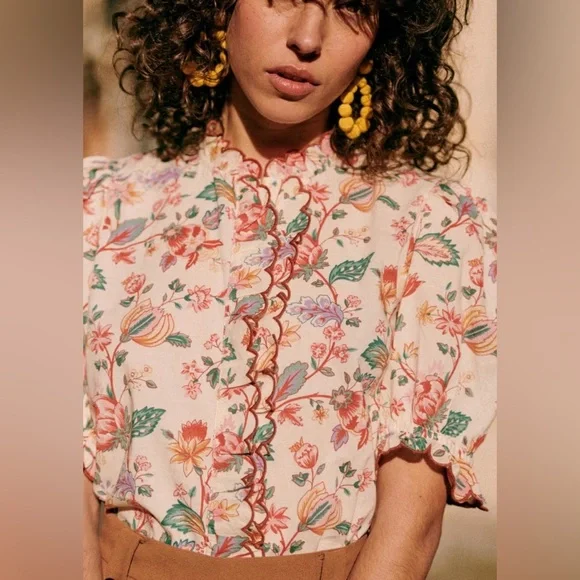 Sézane Maya Top size 2 / 34 - Picture 3 of 4